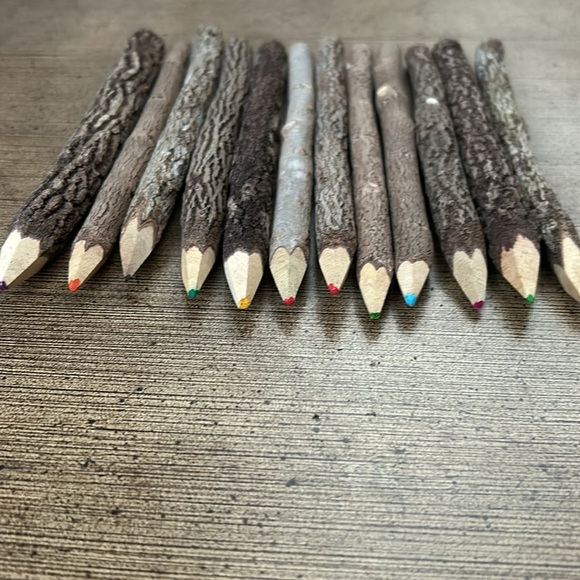 Handmade Rustic Multicolor Pencils - Picture 5 of 7